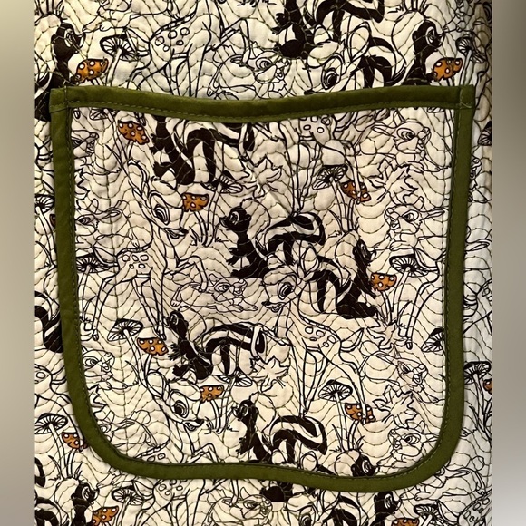 Disney Black and White Patterned Jacket with Green Trim - Picture 4 of 9